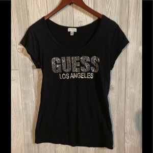 *SOLD on Mercari. Guess bling tee